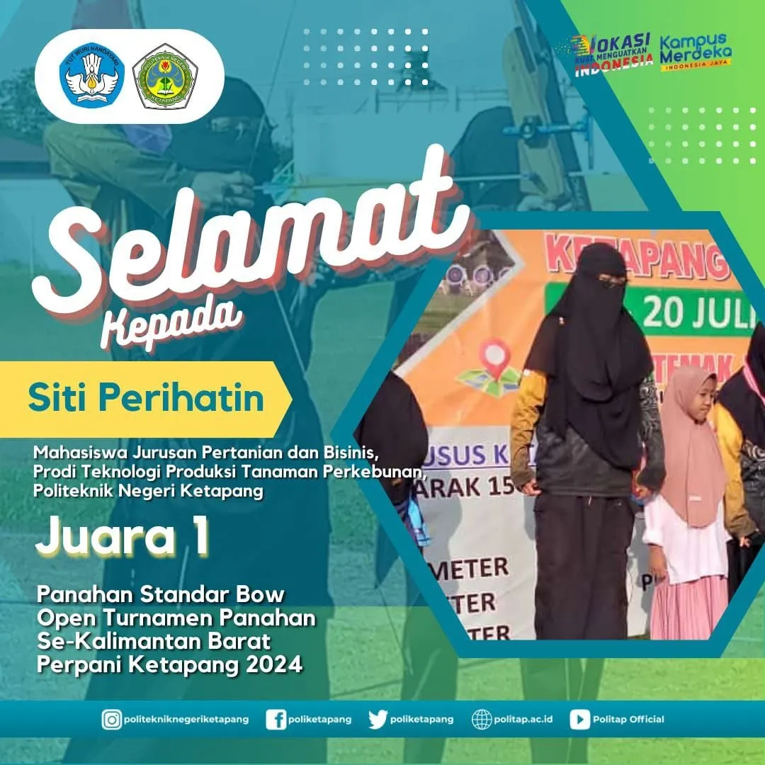 Mahasiswi TPTP Politap Sabet Medali Emas dalam Open Tournament Panahan Se-Kalimantan Barat