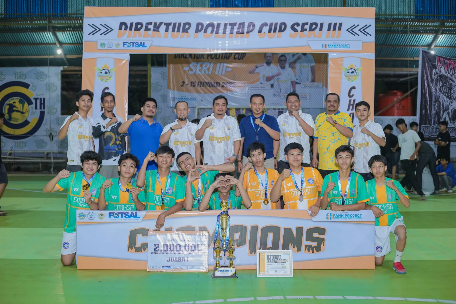 Hasil Akhir Direktur Politap Cup III 2025: Teknologi Listrik dan SMKN 1 Ketapang Sabet Gelar Juara