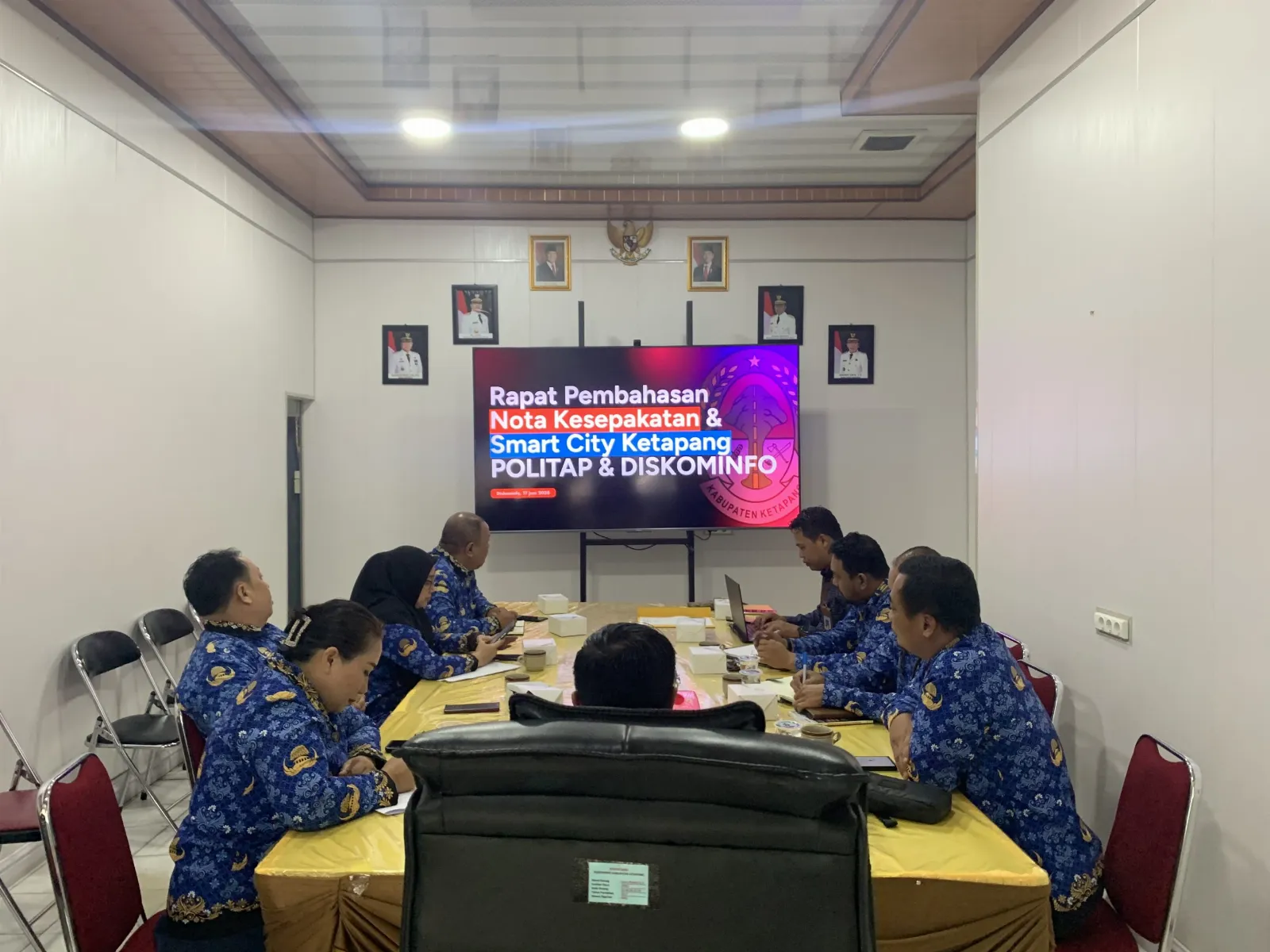 Politap Bersama Diskominfo Ketapang Bahas Nota Kesepakatan dan Implementasi Smart City